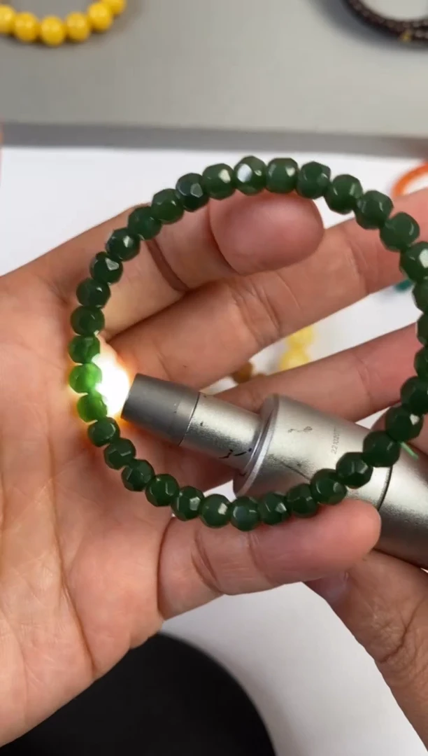 【闪购商品】和田玉（碧玉）手串未镶嵌碧玉手串