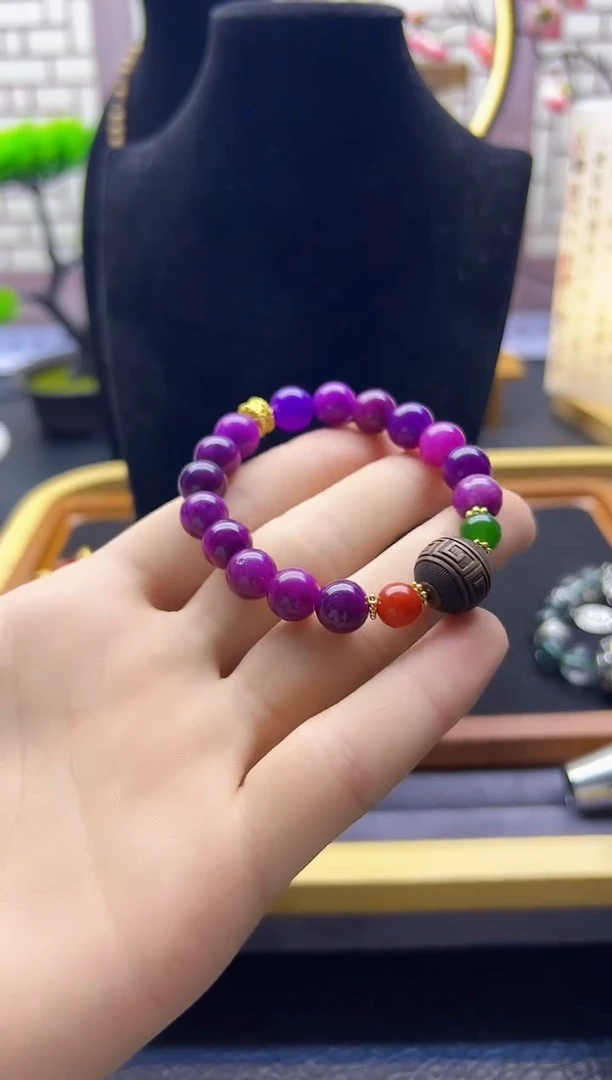 【闪购商品】苏纪石（舒俱来）手链14K金镶嵌S07