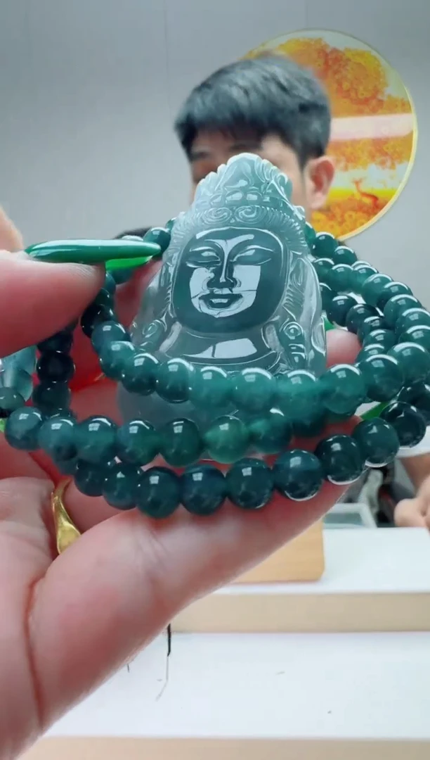 翡翠未镶嵌颈饰多样性随机发其一