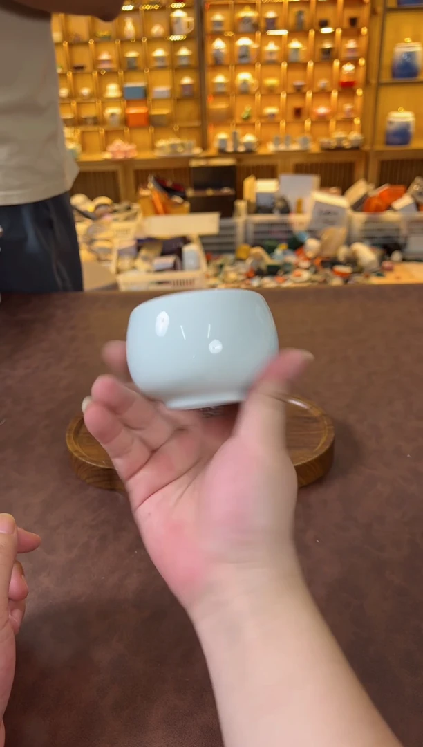 瓷片鸣盏茶具直播间啊