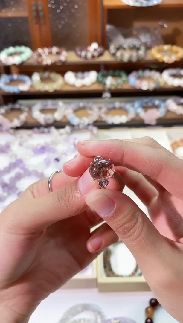 【闪购商品】水晶戒指未镶嵌红幽灵戒指