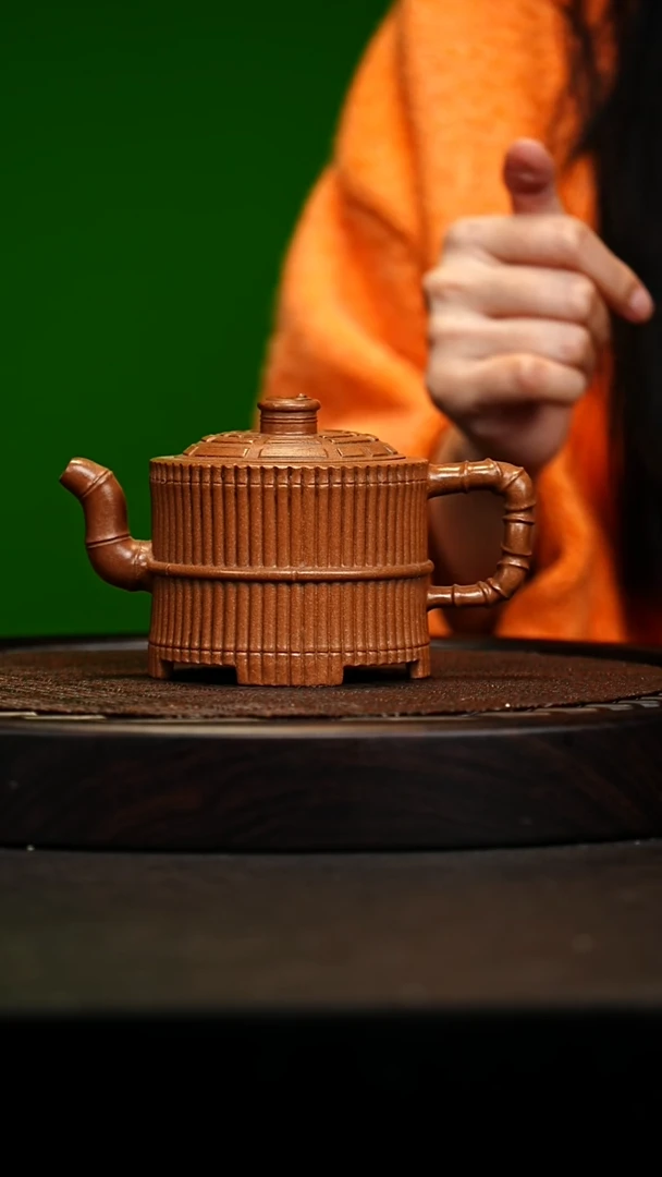 宜兴原矿高端紫砂 明清玉砂料250cc