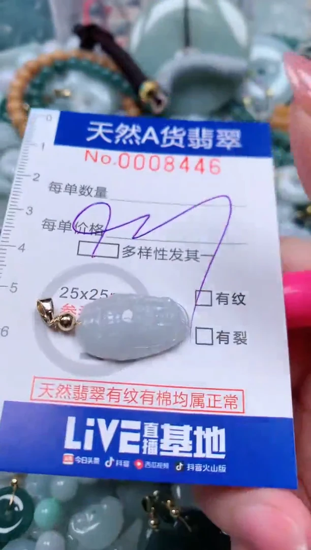 【闪购商品】翡翠颈饰未镶嵌00008446