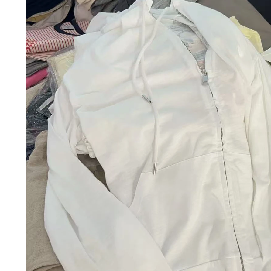 【NO退NO换】韩国东大门2025夏款白色米老鼠拉链外套