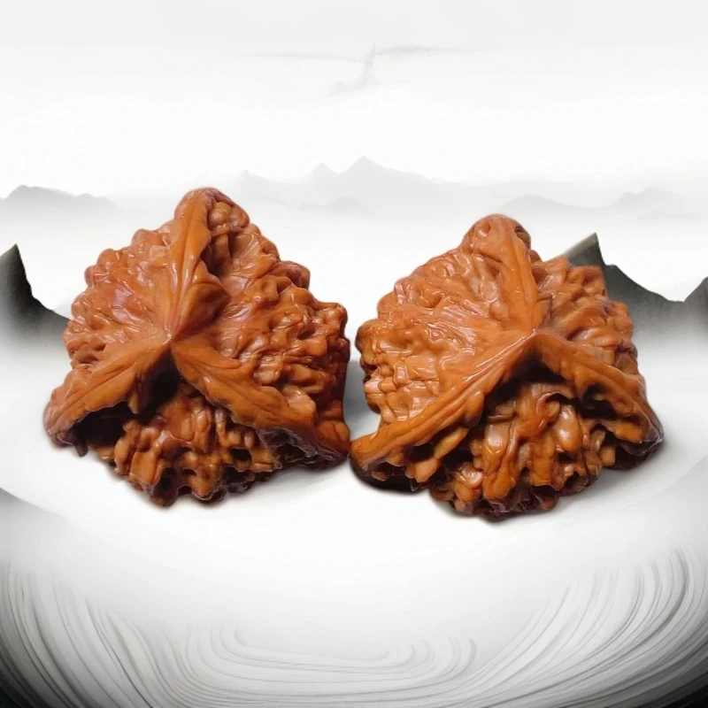 文玩核桃官帽三棱工艺品