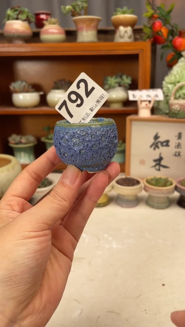 瓷片792知木小芳花盆