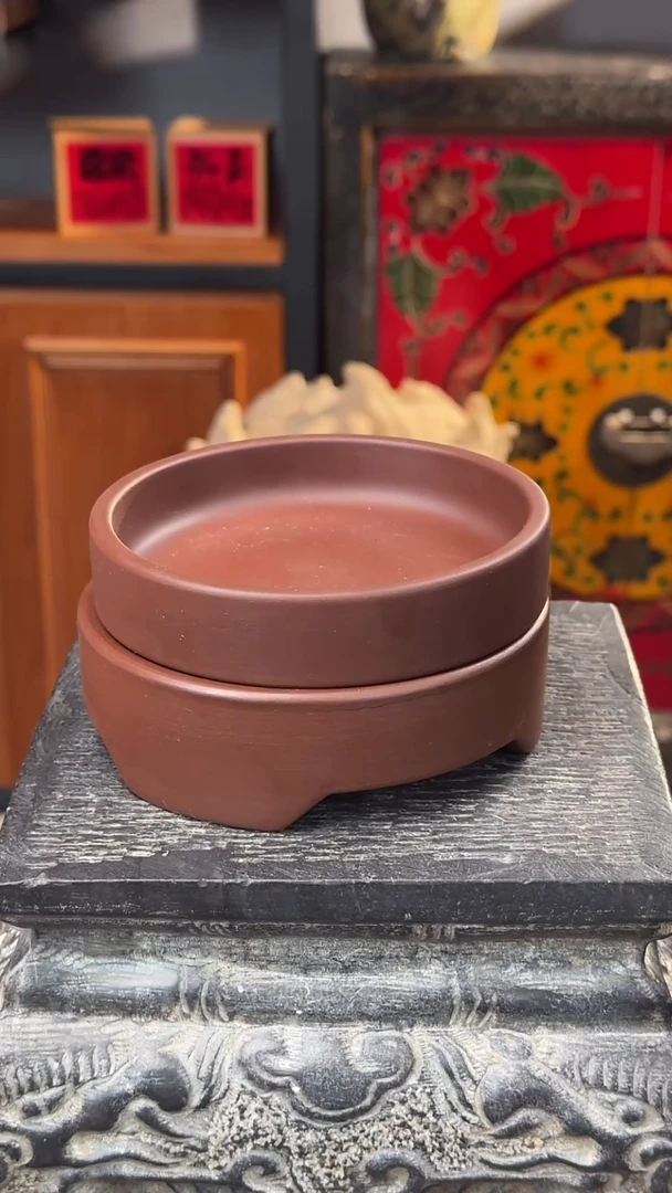 【闪购商品】摆件手工陶瓷紫砂盆