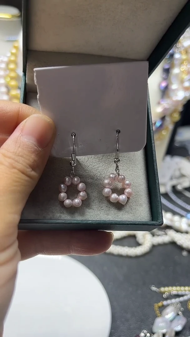 颈饰未镶嵌淡水珍珠多人耳饰