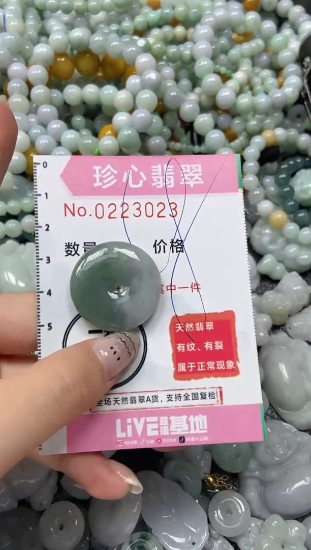 翡翠未镶嵌颈饰闪购0223023