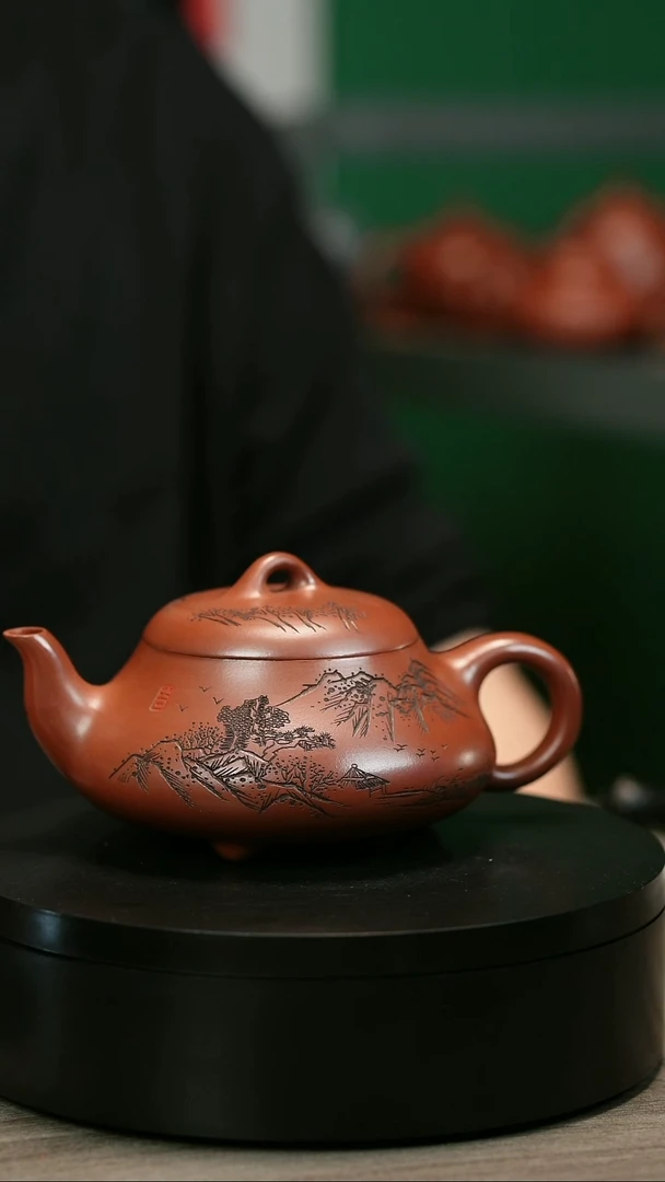 茶壶紫砂G****RH2208李小琴山景汉堂石瓢