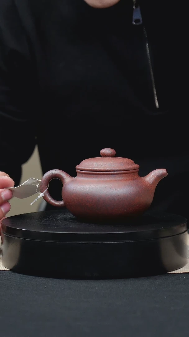 【闪购商品】紫砂茶壶066土骨天星仿古手工紫砂壶