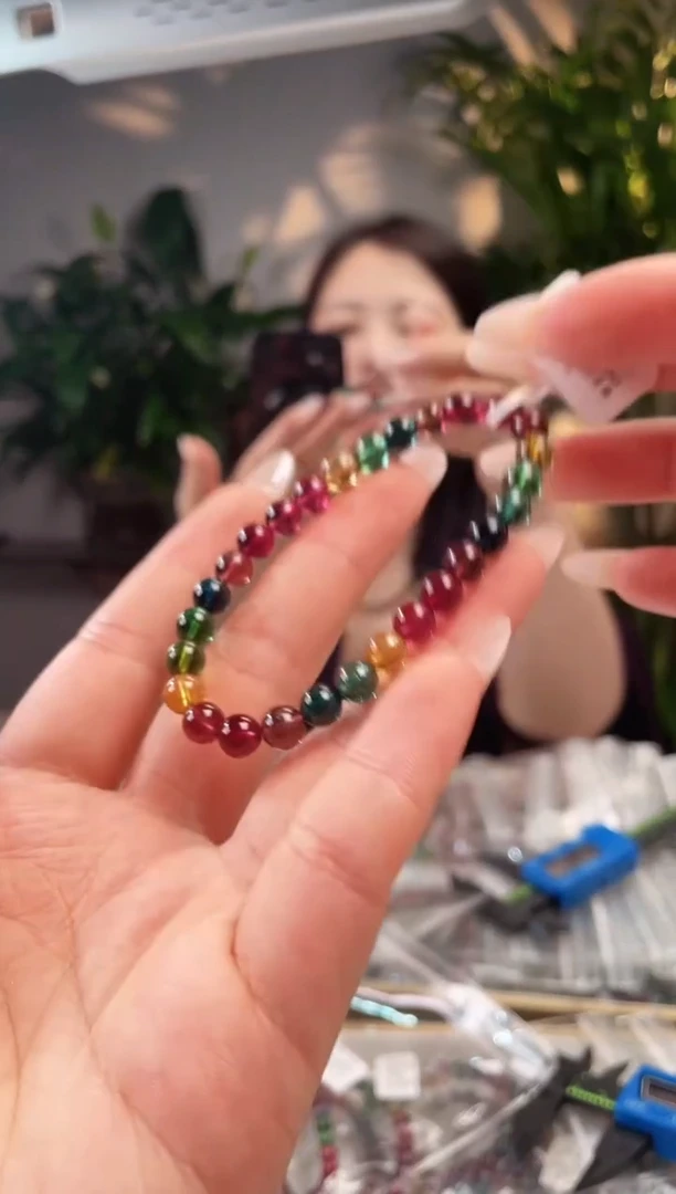 手链未镶嵌碧玺单圈手链6.5+