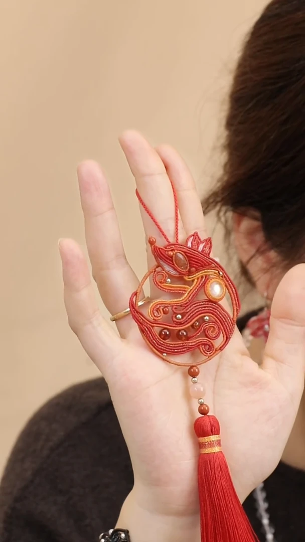 《灵狐》挂件材料包（分装线）+配套裸石+视频教程