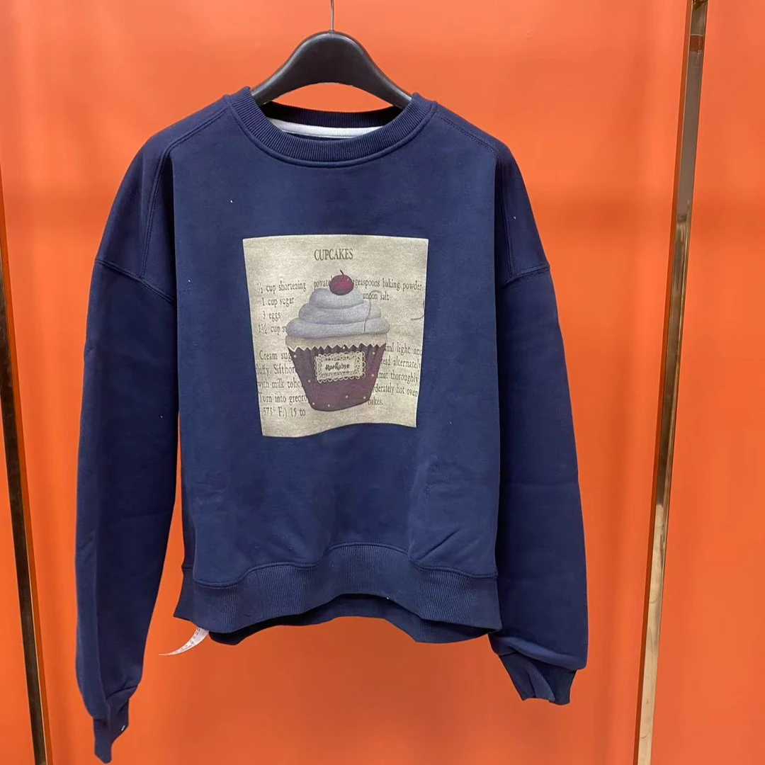 1775-65字母蛋糕加绒卫衣