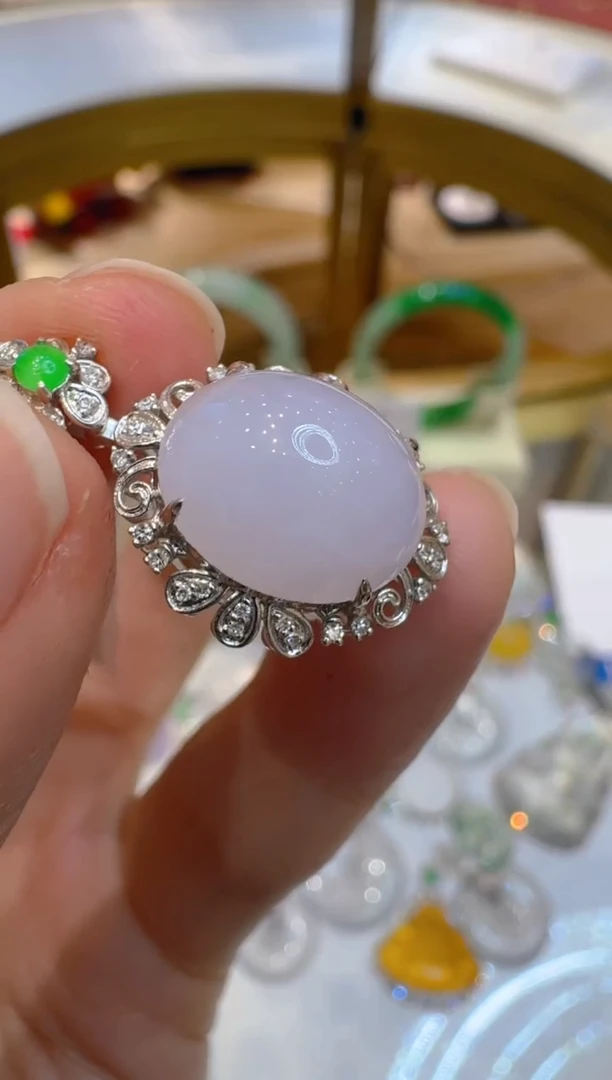 吊坠(不含链)18K金镶嵌翡翠多样性团购发一件