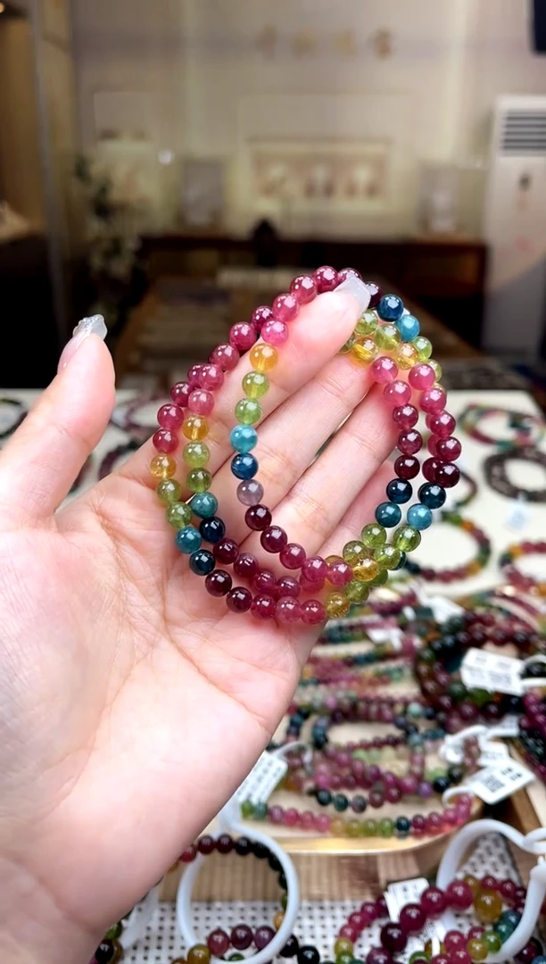 【闪购商品】碧玺/未镶嵌6mm+碧玺多圈多样性发货