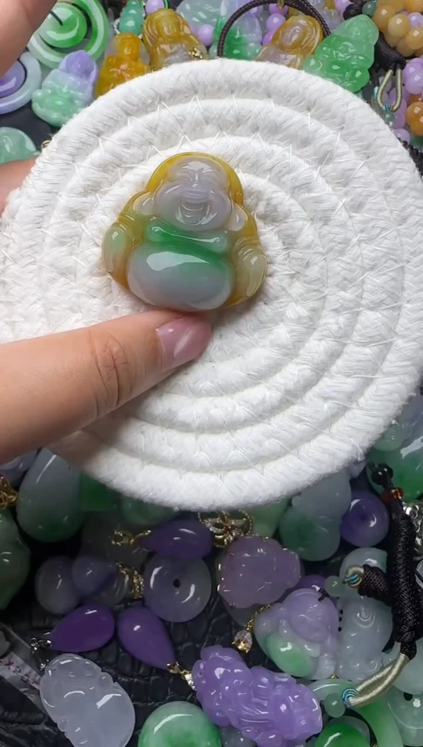颈饰未镶嵌翡翠缅甸翡翠吊坠