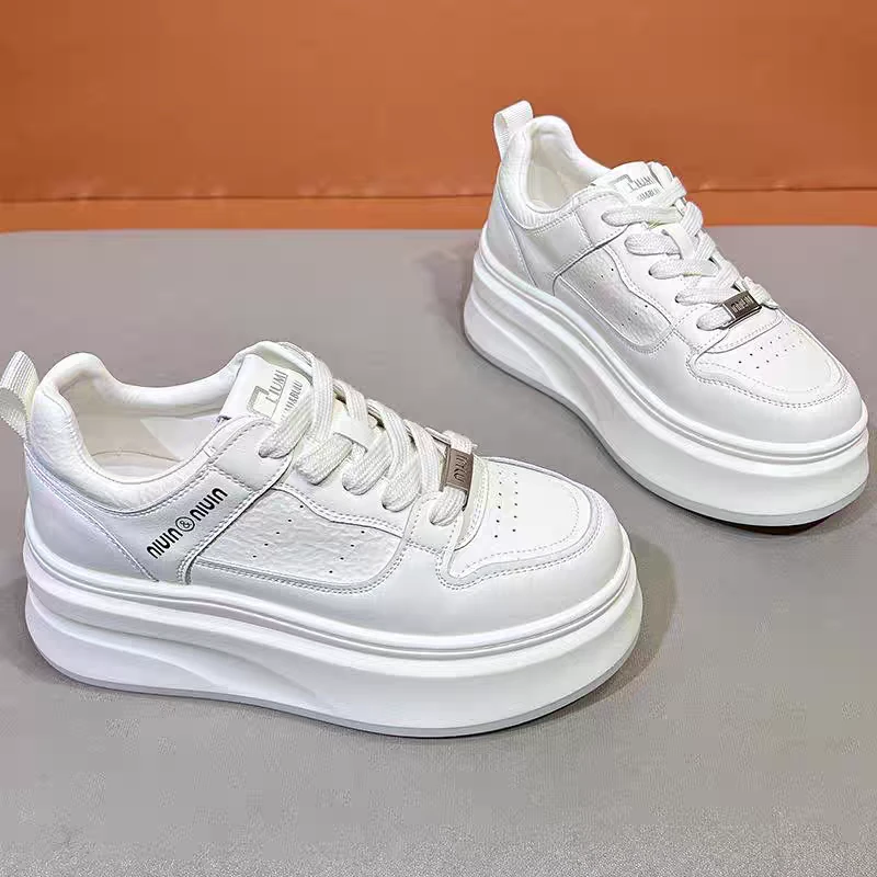 时尚潮流春季新款厚底小白鞋2505