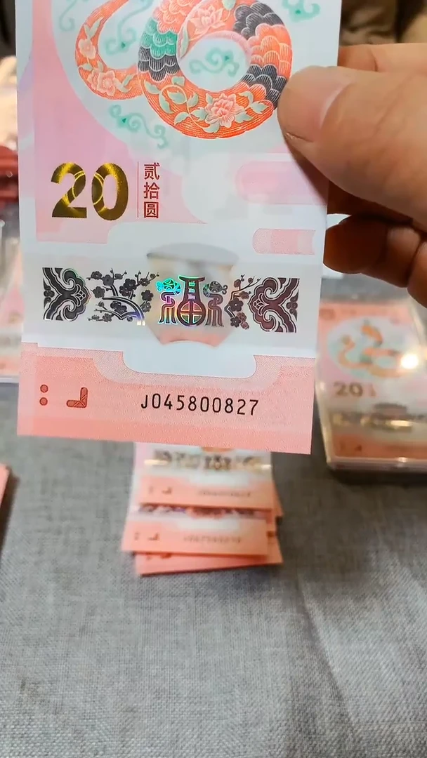 【闪购商品】塑料2025年蛇年纪念品单张