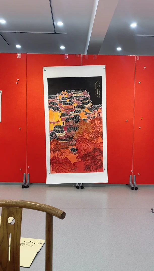 国画鹏**品童老师国画作品