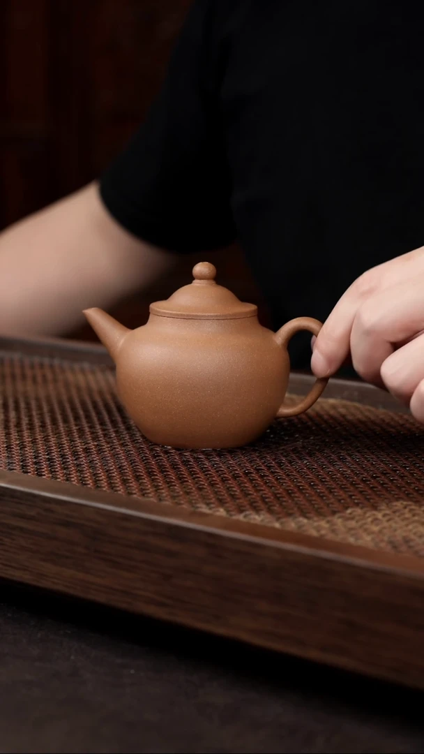 茶壶紫砂老段笠帽