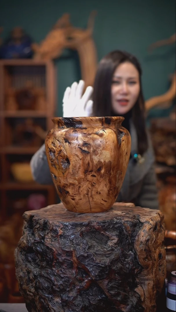 【闪购商品】枣木雷击枣木聚财缸