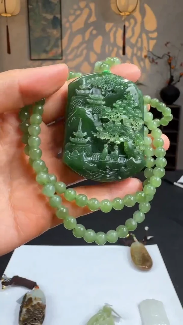 和田玉未镶嵌吊坠(不含链)天工玉文化和田玉127