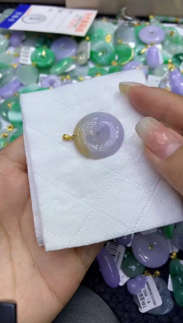 颈饰未镶嵌翡翠天然缅甸A货翡翠