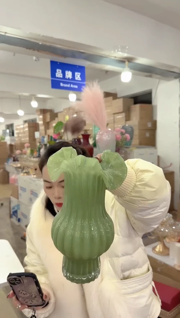 【闪购商品】无铅玻璃甄选花器-s-早50