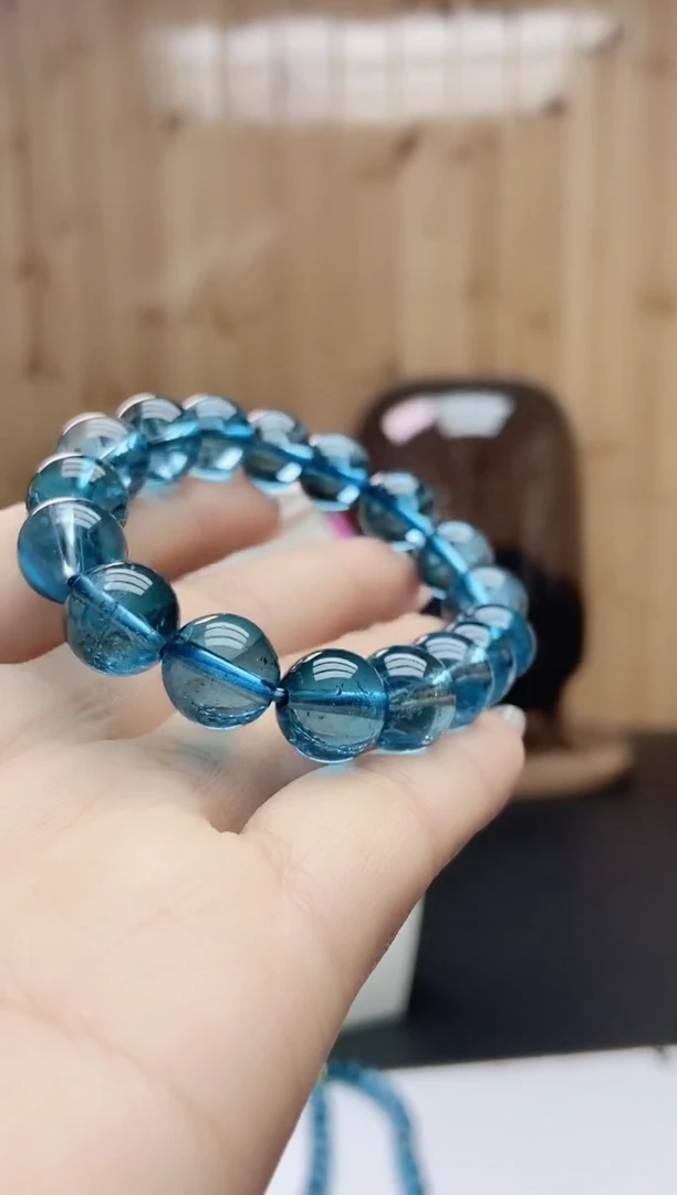 无非金属蓝碧碧 12mm 精美气质手链