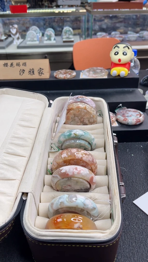 未镶嵌手镯石英质玉尘*丷圈口（赠品镯心）