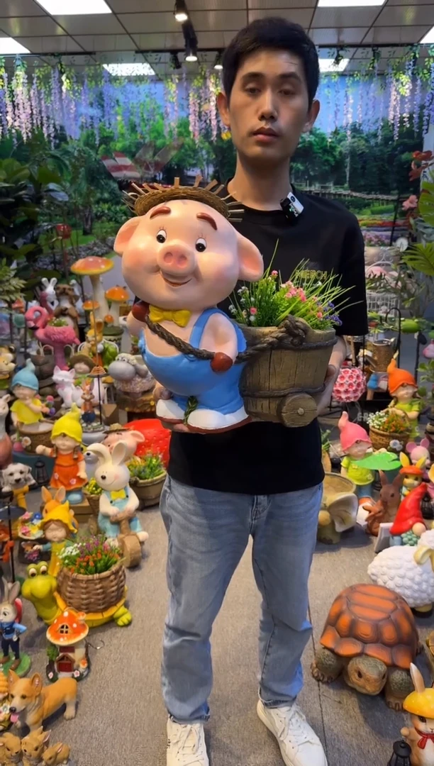 无花朵花园庭院摆件&00&