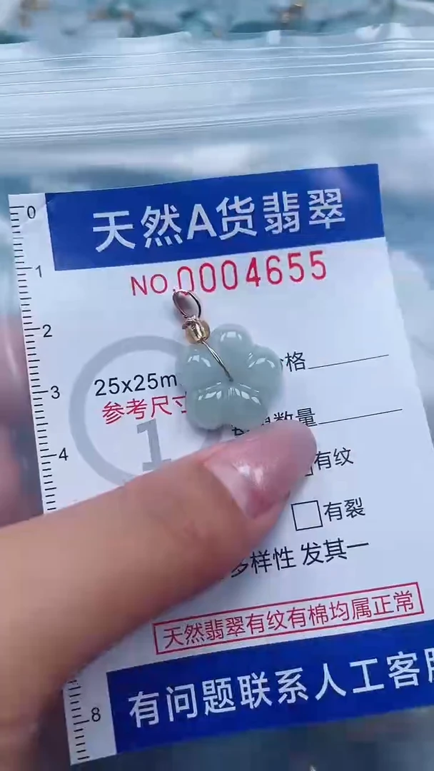 翡翠未镶嵌吊坠(不含链)1