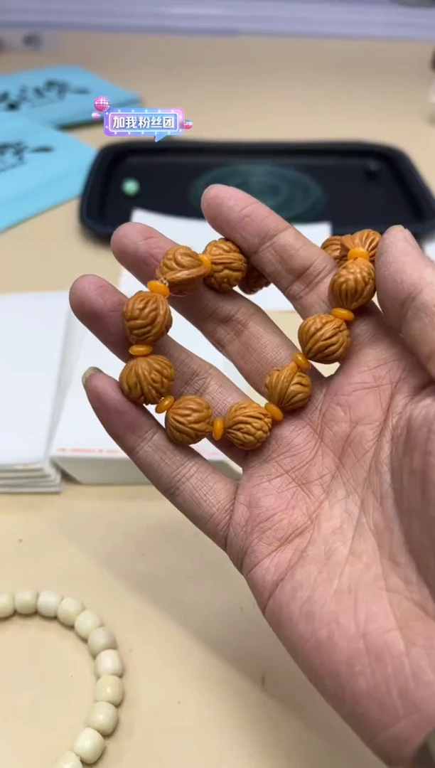 【闪购商品】桃核手串012001 桃核单圈