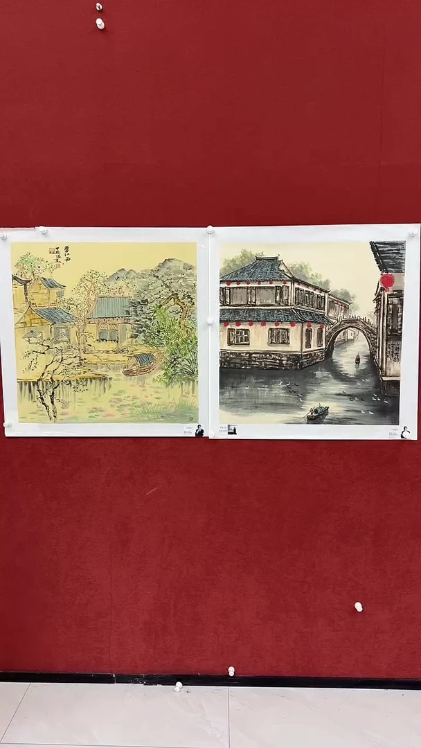 国画月***姐张敬老师国画精品