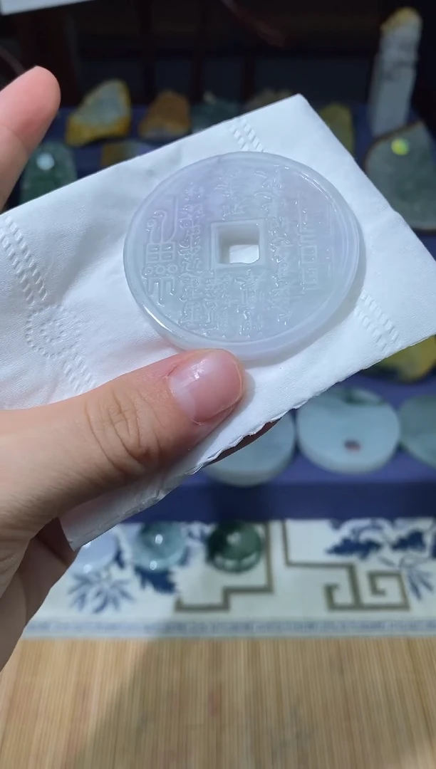 颈饰18K金镶嵌翡翠多样性发货其一1217002