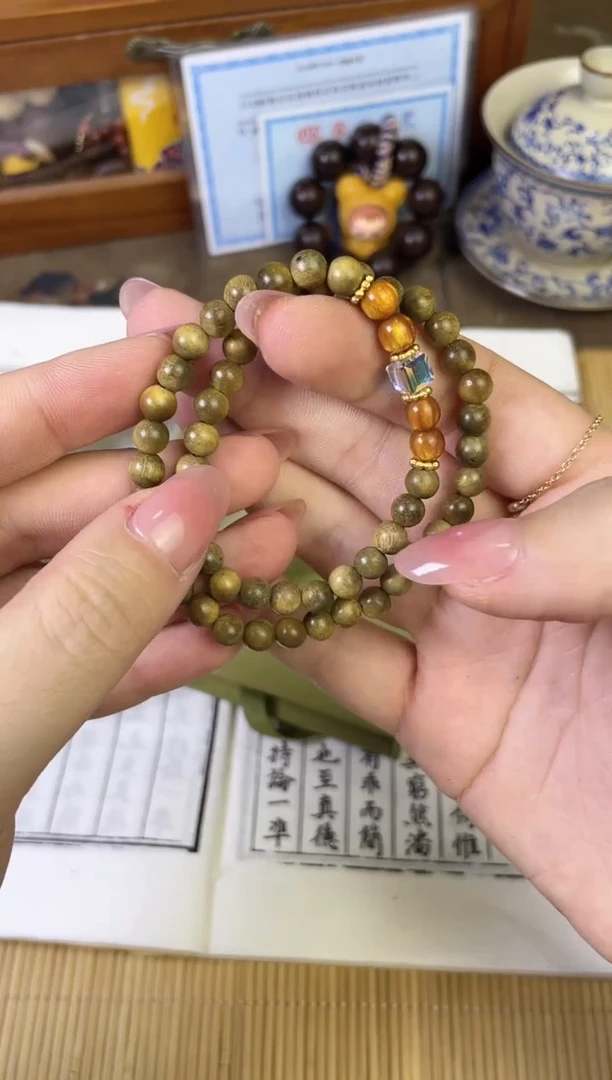非洲檀香手串/手链菩提木质玉石手串/多发性其一/不带盒子