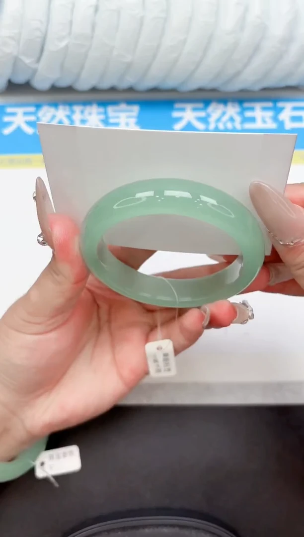 未镶嵌手镯石英质玉A228-54.5