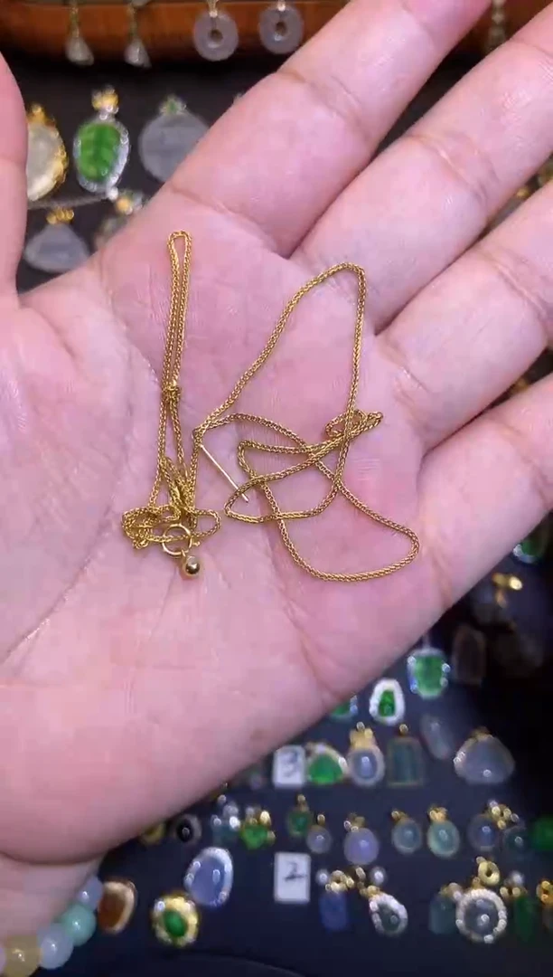 翡翠未镶嵌吊坠(不含链)1