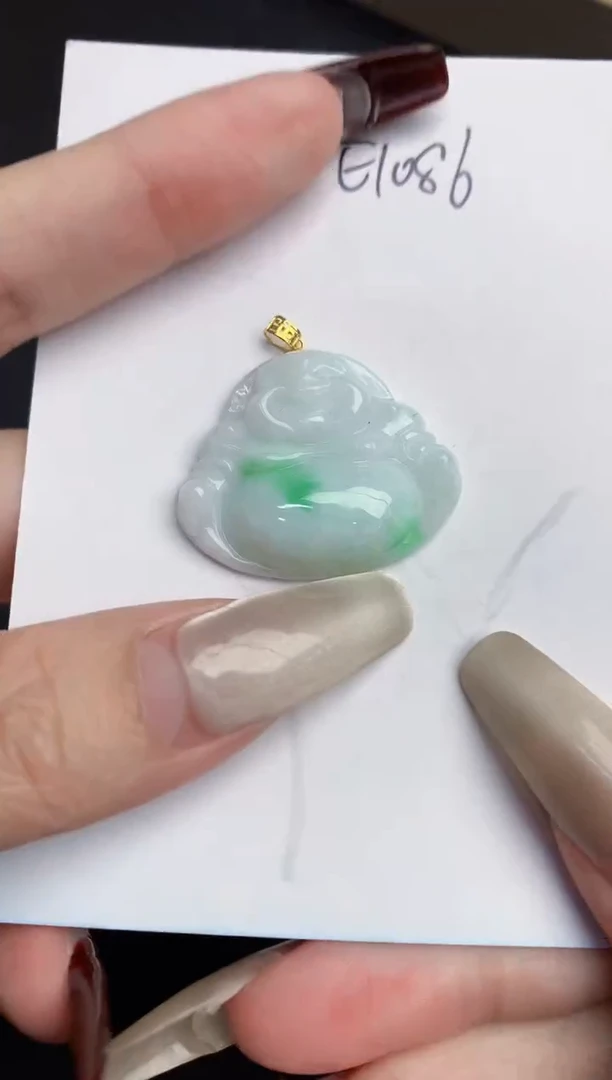 【闪购商品】翡翠颈饰18K金镶嵌00000000000