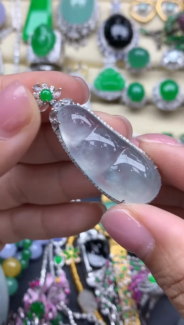 【闪购商品】翡翠颈饰18K金镶嵌717-中国好珍宝