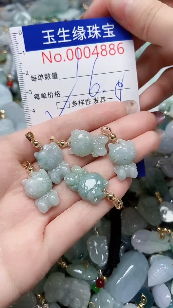 【闪购商品】翡翠颈饰未镶嵌闪购00004886多样性发其一