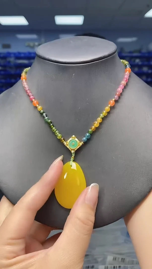 【闪购商品】碧玺颈饰未镶嵌G12078G12078