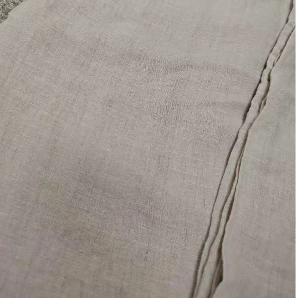100%素色纯汉麻床单