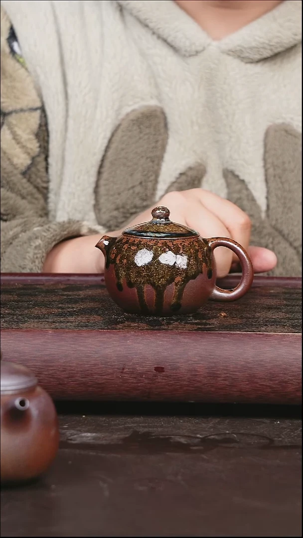 茶壶紫砂柴烧 西施