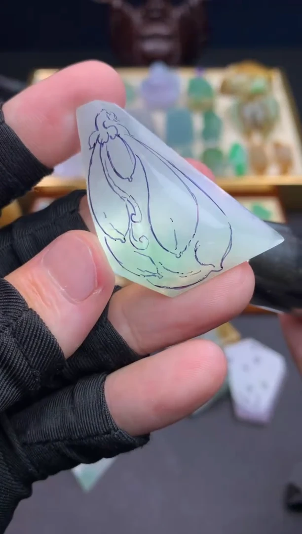 未镶嵌定制翡翠天然翡翠裸石（包工）