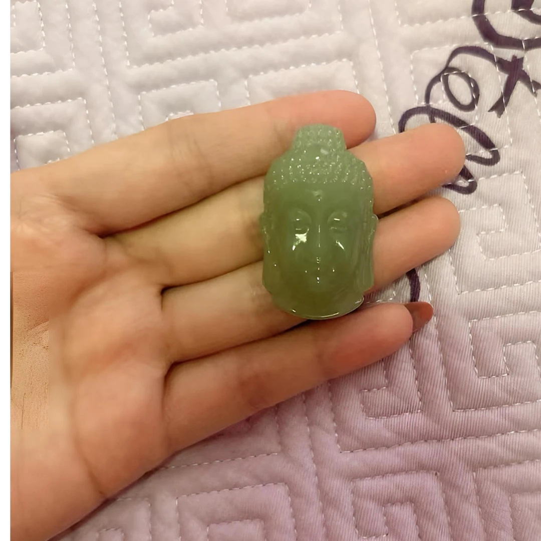 新疆和田玉观音吊坠天然羊脂级手工精雕国检证书 护身保平安