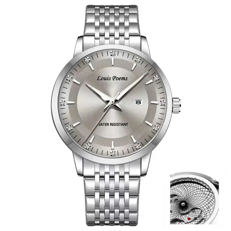 【云仓现发】嘉年华系列时尚潮流个性大气男士腕表日历款-Y