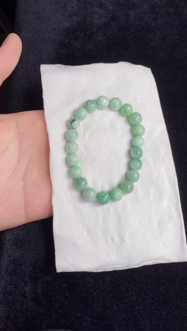 未镶嵌手串翡翠106号链接天然缅甸A货翡翠一物一证