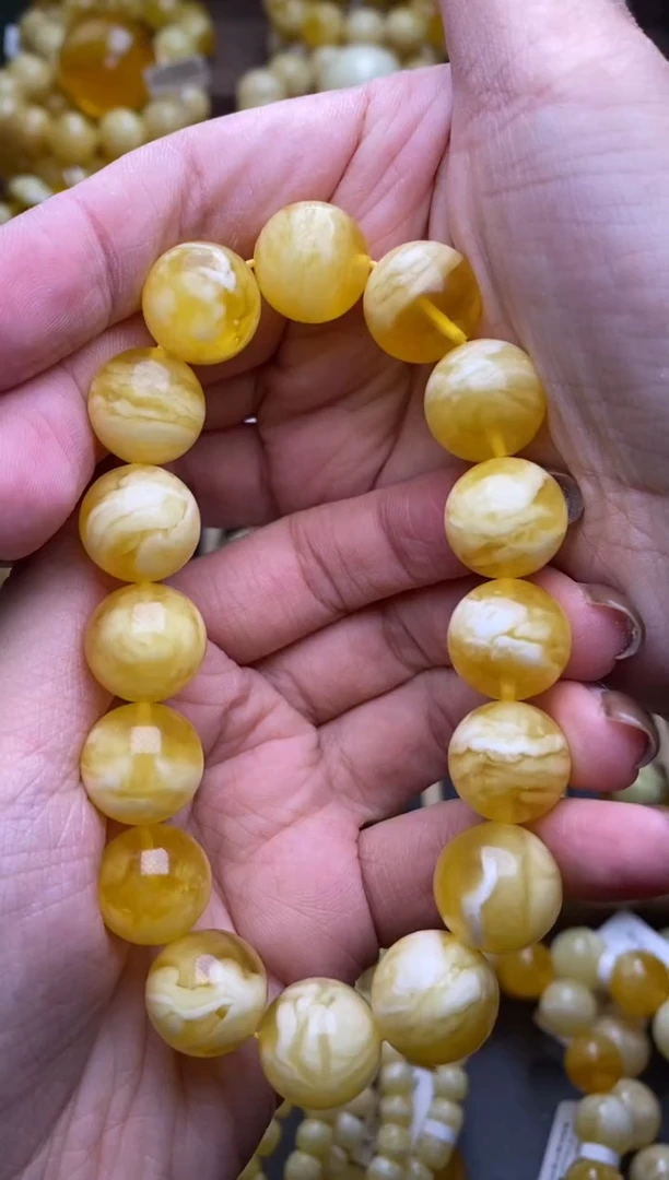 【闪购商品】琥珀裸石未镶嵌大小姐珠宝严选3